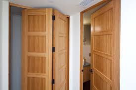 This Is A Bamboo Door That Uses A Stile And Rail Construction With Bamboo Flat Panels Shown As Interior Closet Doors Contemporary Interior Doors Closet Doors