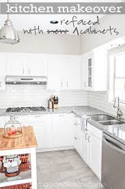 Refacing is a good option if you like your current kitchen layout. Refacing Kitchen Cabinets Maison De Pax