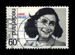 Anne Frank Stamp Stock Photos