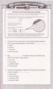 Kumpulan soal ipa kelas 3 sd semester 1 (ganjil) dan kunci jawaban · 1. Latihan Soal Osk Level 3
