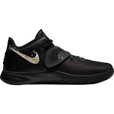 Kyrie irving has some awesome player editions of his own nike signature basketball shoes. Nike Adults Kyrie Flytrap Basketball Shoes Black Gold 09 10 5 Men S Basketball At Academy Sports Sportspyder
