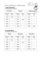 Damit ihr gezielt nach themen suchen. Grossen Klasse 3 4 Gewichte Hier Textaufgaben Unterrichtsmaterial Im Fach Mathematik