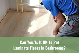 Installing laminate floors on your own can save you a lot of money, and it's definitely the easiest flooring option for this project. Can You Is It Ok To Put Laminate Floors In Bathrooms Ready To Diy