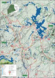 Rangeley lake and rangeley.…situated in the mountains, this vacation home is within 9 mi (15 km) of rangeley lakes trails center, mrs. Maine Snowmobile Trail Map Jimapco Induced Info