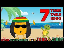 7 Times Table Song Learning Is Fun The Todd Ziggy Way Youtube Multiplication Songs Times Tables How To Teach Kids