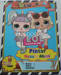Buku gambar mewarnai lol / magic water book. Buku Mewarnai Gambar Lol Lazada Indonesia