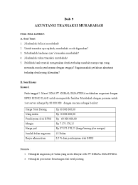 328698045 tugas bab 10 transaksi salam srimaya sari 43213110115 pdf. Pembahasan Soal Kasus Bab 9 Buku Akuntansi Syariah Wasillah Jawabanku Id