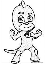 Aprender a vestirse solo es una tarea importante para los niños. Heroes En Pijama Para Colorear 2021 Dibujos De Pj Mask Para Pintar