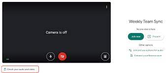 When prompted to join the meeting, click 'join or start a meeting'. Google Workspace Updates Check Your Video And Peripheral Device Quality Before Joining A Google Meet Call