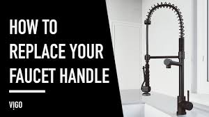 Universal disc cartridge for drip free use. How To Replace A Vigo Kitchen Faucet Handle Installation Video Youtube