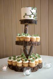 Can be taken apart for storage. Wood Log Cupcake Display Rustic Wedding Guide Venues Rustic Wedding Guide Catering Rustic Wood Cake Stand Wedding Cake Stands Wood Cake