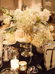 Great Gatsby Inspired Wedding Modern Jewish Table Centerpiece 1920s Style Wedding Table Centerpieces Table Centerpieces Gatsby Decorations