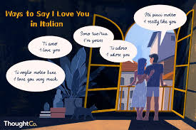 The expression 'i love you' is ti amo in italian, and is commonly used to convey amorous feelings towards a romantic love interest. 100 Ways To Say I Love You In Italian