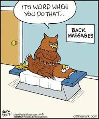 Owl Getting A Massage Off The Mark By Mark Parisi Massage Funny Massage Therapy Humor Funny Massage Quotes