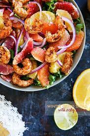 12 Fast And Easy Shrimp Recipes To Impress With This Week Citrus Salad Healthy Lunches For Work Grapefruit Recipes