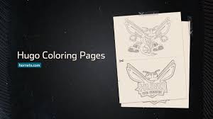 Charlotte was awarded an expansion franchise in 2004. Charlotte Hornets On Twitter Break Out Your Crayons We Ve Got Hugo Coloring Pages For You And Your Little Ones Reply With Pictures Of Your Coloring Creations For A Chance To Win