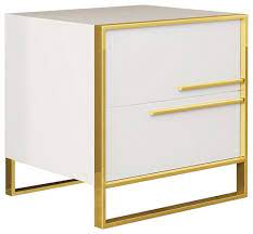 Maybe you would like to learn more about one of these? Modern 2 Drawer White Lacquer Nightstand Contemporary Nightstands And Bedside Tables By Popicorns E Commerce Co Houzz