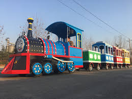 Super Fun Thomas Mini Electric Kids Ride Indoor Mall Train Trackless For Sale Tren Guarderia