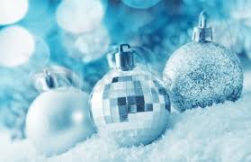 Christmas Balls Silver Balls Stock Image Colourbox