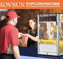 ROVSUN Popcorn Machine with 8 Ounce Kettle Makes Up to 32 Cups ETL  Certified, Countertop Popcorn Maker Commercial Popcorn Machine Movie  Theater Style ...