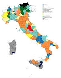Cartina politica d'italia con la . Province D Italia Wikipedia