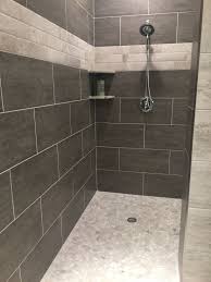 Love This Shower Style Color Tile Is A Little Dark Bathroom Colors Tile Bathroom Colorful Bathroom Tile