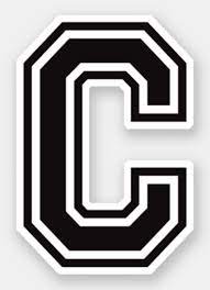 Letter C Sporty College Font Alphabet Sticker Zazzle Com In 2021 Fonts Alphabet Alphabet Stickers Lettering