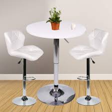 4.4 out of 5 stars. Bar Table Set Of 3 Adjustable Round Table And 2 Swivel Pub Stools For Home Kitchen Bistro Bars Wine Cabinets Set 8 Buy Online In Antigua And Barbuda At Antigua Desertcart Com Productid 79442643
