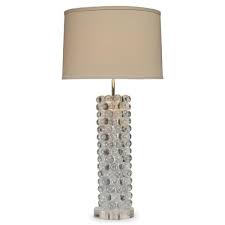 Mr Brown Sandrine Coastal Beach Lucite Seafoam Bubble Column Table Lamp Table Lamp Lamp Table Lamp Design