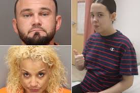 Six people knew a teen was kidnapped and tortured by couple who played mini  golf and ate Popeyes after allegedly killing her: warrant