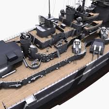 Bismarck German Battleship 3d Model Model Ship Kits Warship Model Scale Model Ships