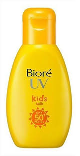 The sunscreen fluid is renewed to feature biore's new smooth water repellent veil that better prevents the skin from feeling sticky when sweating than its previous formula. Biore Biore Uv Nobi Nobi Kids Milk Spf 50 Pa Ingredients Explained
