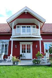 A Norwegian Style Home Norwegian House Red Houses Norwegian Style