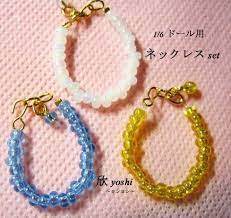 1 6 ドール用 リカちゃん アクセサリー ネックレス 3点 セット プレゼント 現品限り アクセサリー アクセサリー 作り アクセサリー ネックレス