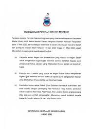 Biasiswa, biasiswa kerajaan negeri sabah, bkns sabah, biasiswa negeri sabah, yayasan sabah scholarship, permohonan. Kenyataan Media Setiausaha Kerajaan Negeri Sabah