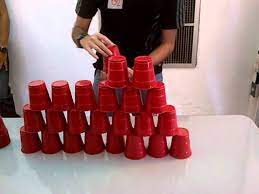 Vaso rojo set de 6 unidades con capacidad de 300 ml. Jugando Los Vasos Egipcios En Menos De 1 Minuto Youtube