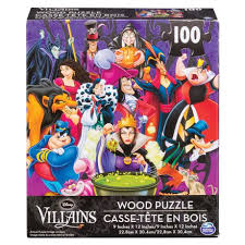 More filters · 3d puzzles · books · floor puzzles · jigsaw puzzles · peg puzzles · puzzle accessories · puzzle sets · toy vehicle accessories. Cardinal Games Disney Villains 100 Piece Wood Jigsaw Puzzle Walmart Canada