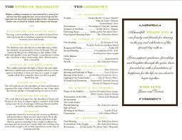Filipino Mass Program Catholic Wedding Program Filipino Wedding Wedding Programs