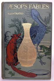 1910 Aesop S Fables Illustrated By Harrison Weir Book Cover Art Book Art Fable Books