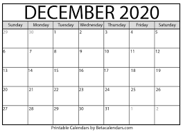 Monthly printable calendars by calendarkart. December 2020 Calendar Blank Printable Monthly Calendars