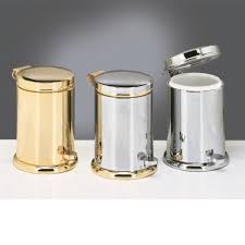 Harmony 737 Luxury Waste Basket Bathroom Decor Accessories Luxury Tableware Gold Bathroom Decor