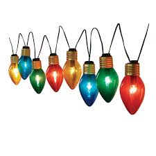 Holiday Time Multicolor Jumbo Christmas Light Set 8 8 Count Walmart Com Christmas Lights Holiday Time Christmas Light Bulbs