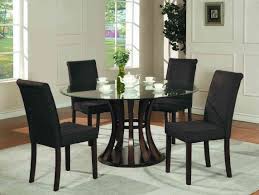 The ultracontemporary dining table is created with a tempered glass table top and a sleek, chrome table base. 100 Round Glass Kitchen Table Sets Best Home Office Furniture Check More At Http Livelyli Glass Round Dining Table Dining Room Table Set Round Dining Room