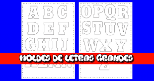Moldes de letras para imprimir pdf. Moldes De Letras Grandes Para Imprimir Letras Retas