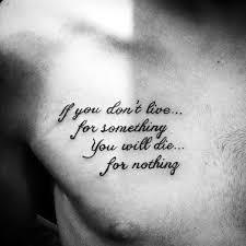 The best tattoo designs, tattoo meanings, celebrity tattoos, tattoo placement ideas, and short tattoo quotes for girls. Top 41 Chest Writing Tattoo Ideas 2021 Inspiration Guide