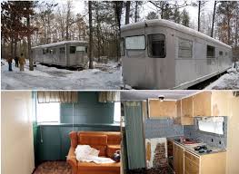 You can see more photos of the renovation along with randal's notes on his website. Awesome 1955 Spartan Imperial Mansion Remodel Mobile Home Living