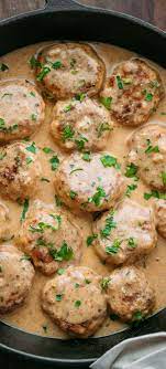 Chicken Meatballs In Creamy Sauce In 2020 Chicken Meatball Recipes Chicken Meatballs Recipes