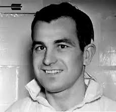 A photo of a young Marwood Marchant in his days with Cardiff City when they  played in the English League Division 2. The second image shows the team  sheet for a South