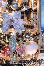 See some of the best red gold decorated christmas trees here which you can buy online to decorate your home. Pink And Gold Christmas Tree Decor On A Black Tree Plus 39 Bloggers Christmas Trees
