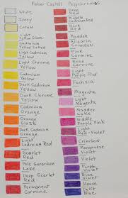 Colored Pencil Color Charts Archive Wetcanvas